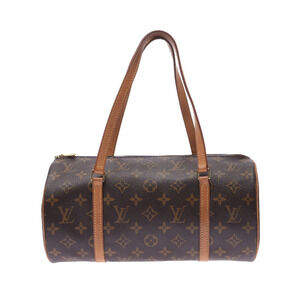Louis Vuitton Monogram Papillon L Brown Canvas Handbag